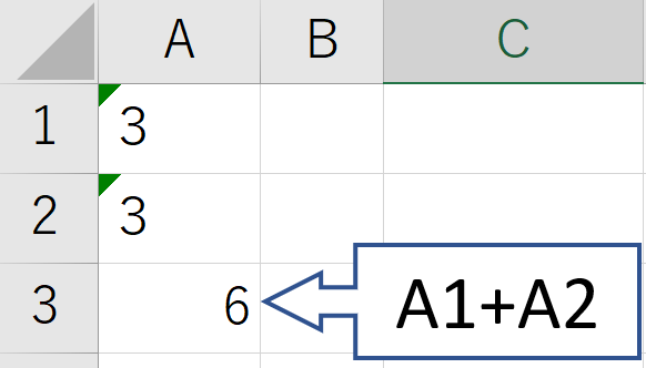ExcelのVALUE関数の使い方3
